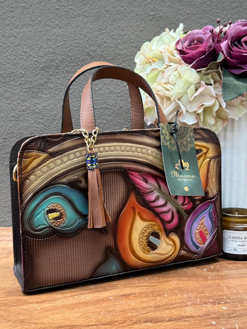 MAOMA CROSSBODY TABATA CHOCOLATE ALCATRACES