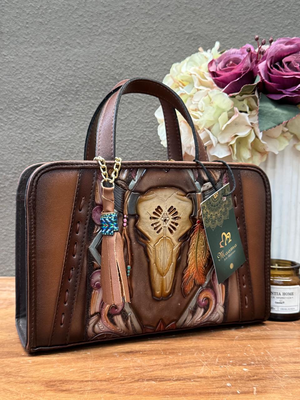 MAOMA CROSSBODY TABATA CAFE CRANEO COLORES