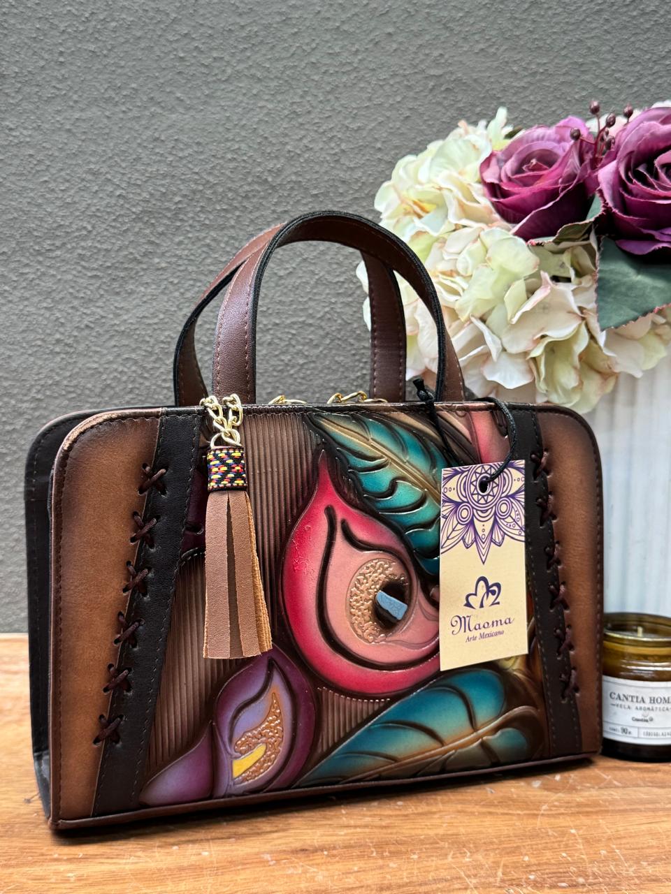 MAOMA CROSSBODY TABATA CHOCOLATE ALCATRACES