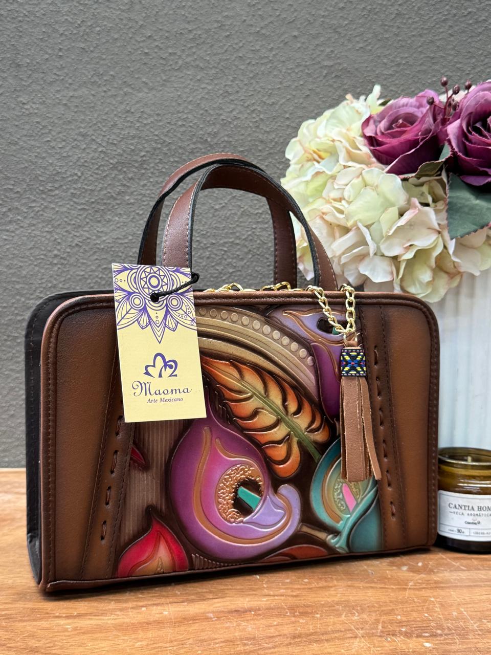 MAOMA CROSSBODY TABATA CAMEL ALCATRACES