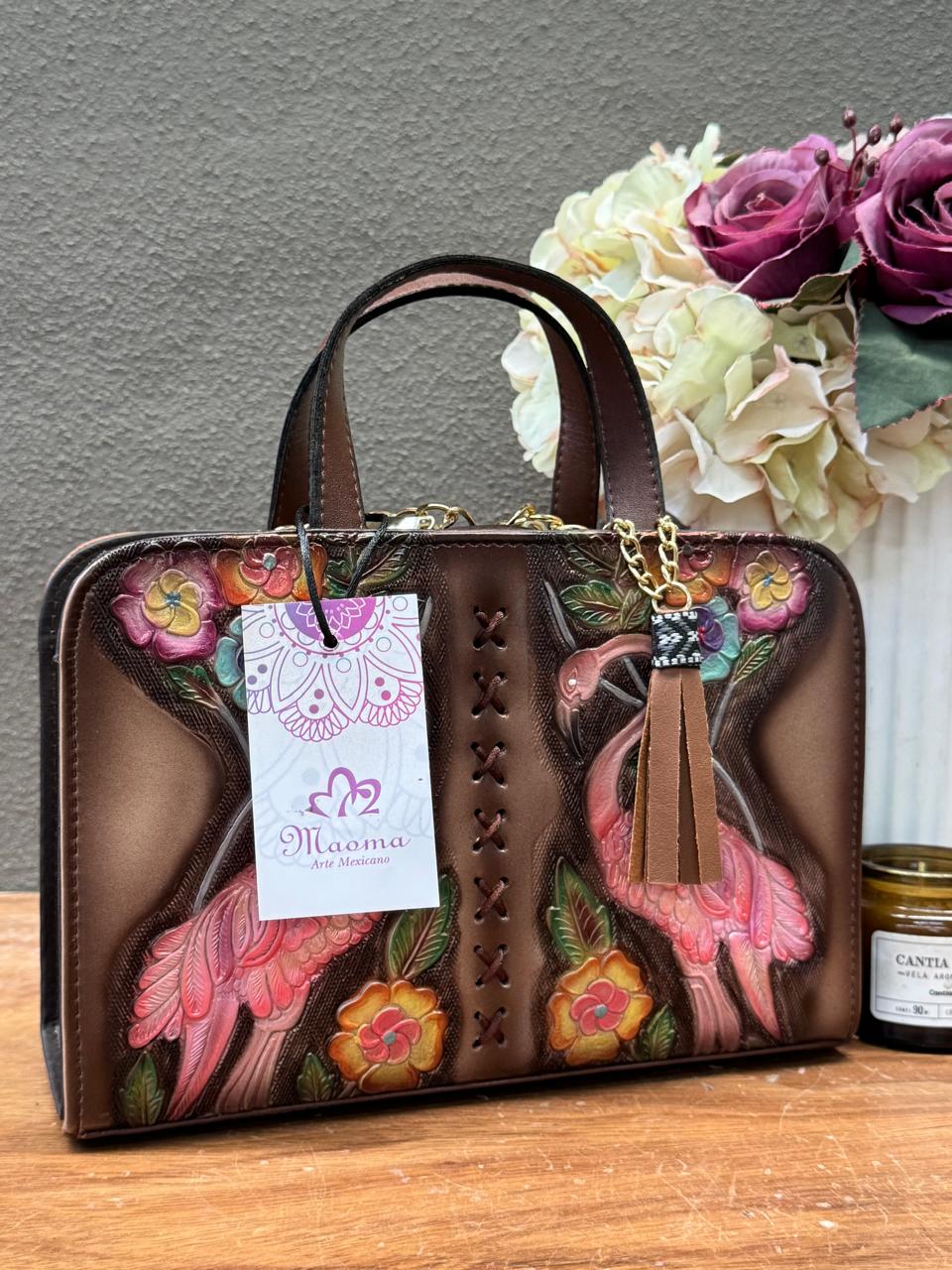MAOMA CROSSBODY TABATA FLAMINGO CAFE