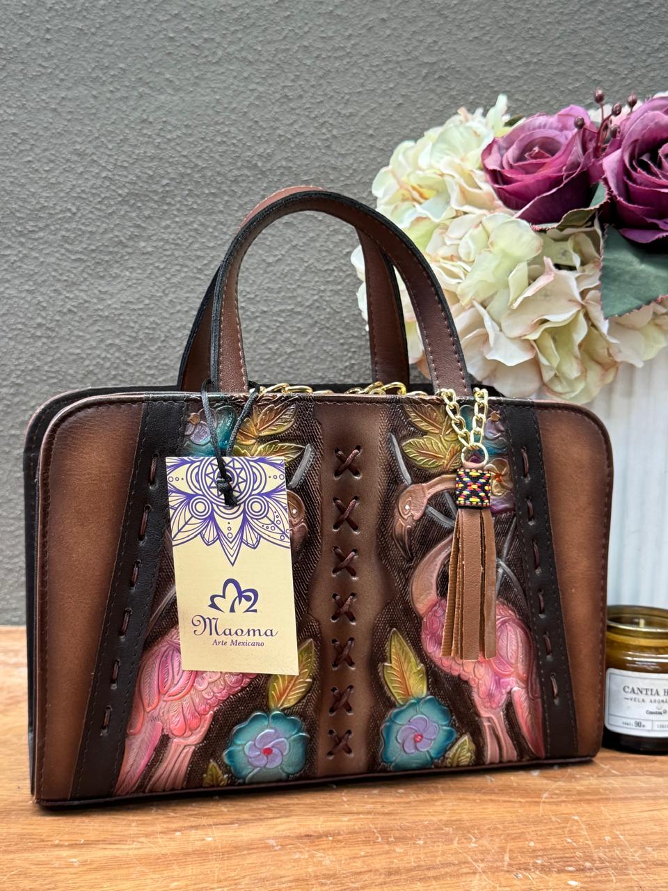 MAOMA CROSSBODY TABATA FLAMINGO CAFE
