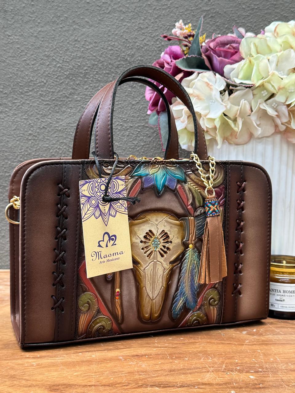 MAOMA CROSSBODY TABATA CAFE CRANEO COLORES