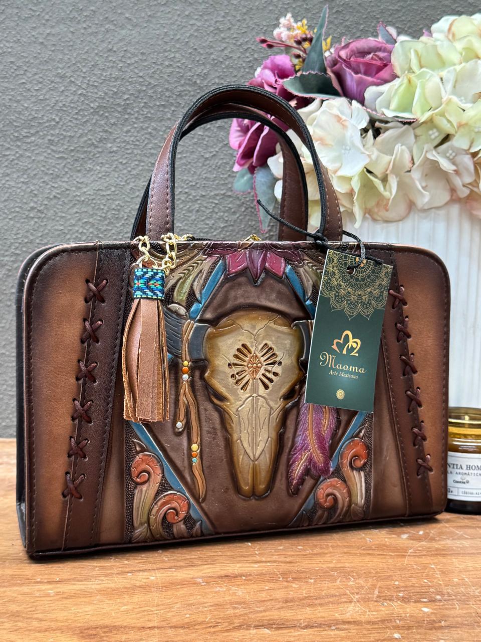 MAOMA CROSSBODY TABATA CAFE CRANEO COLORES