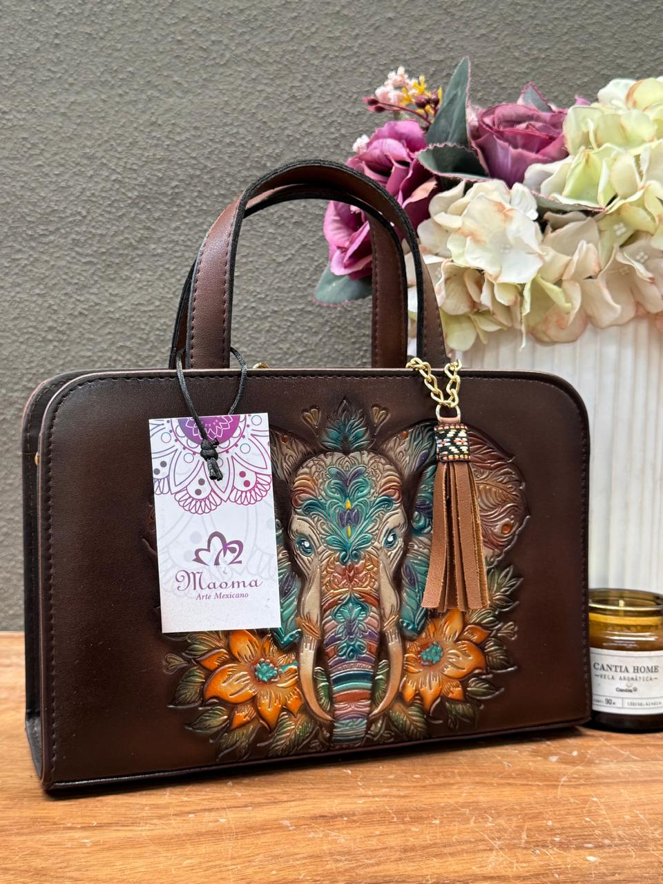 MAOMA CROSSBODY TABATA ELEFANTE CHOCOLATE