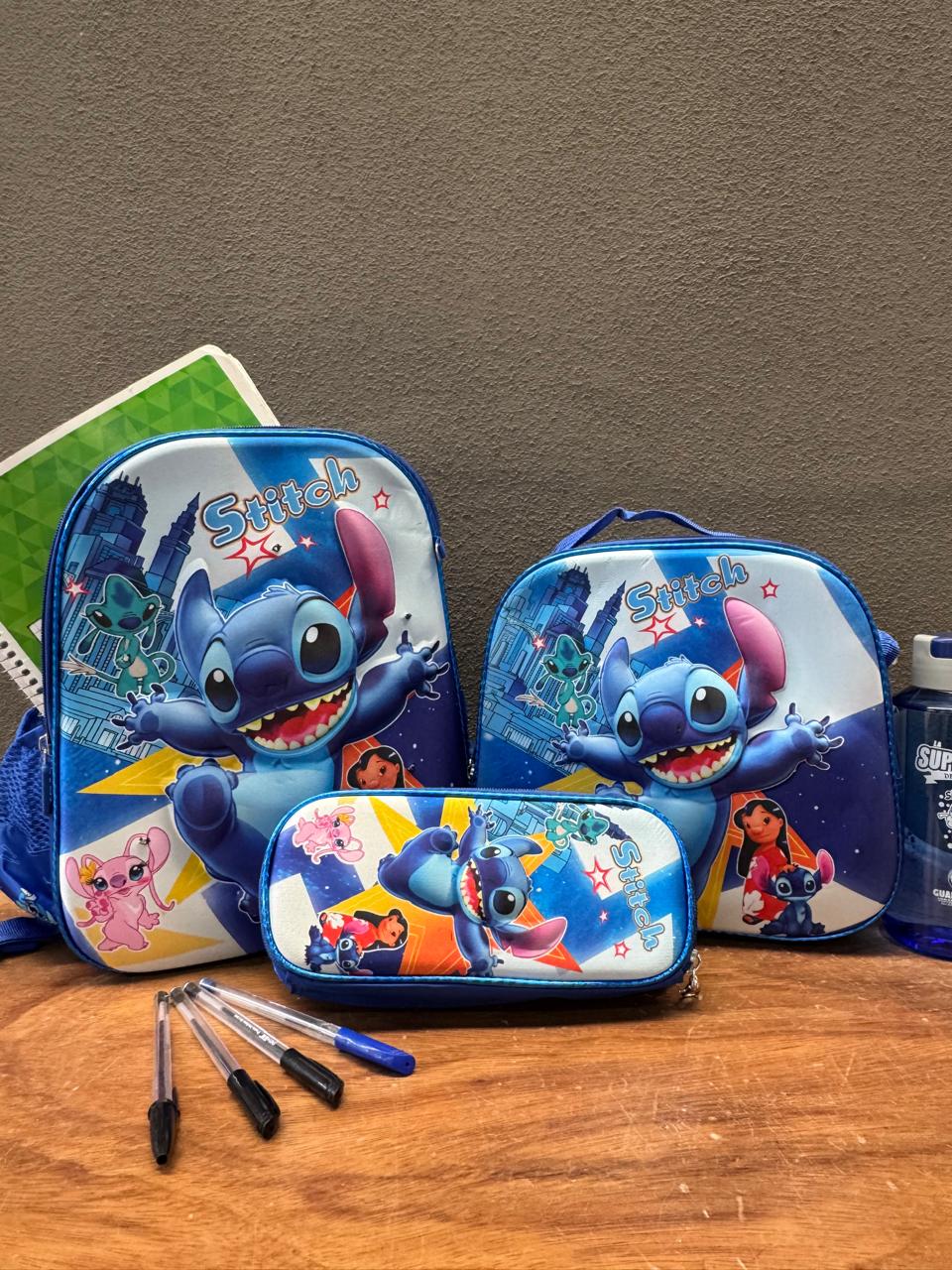 COMBO KINDER LILO STITCH AZUL