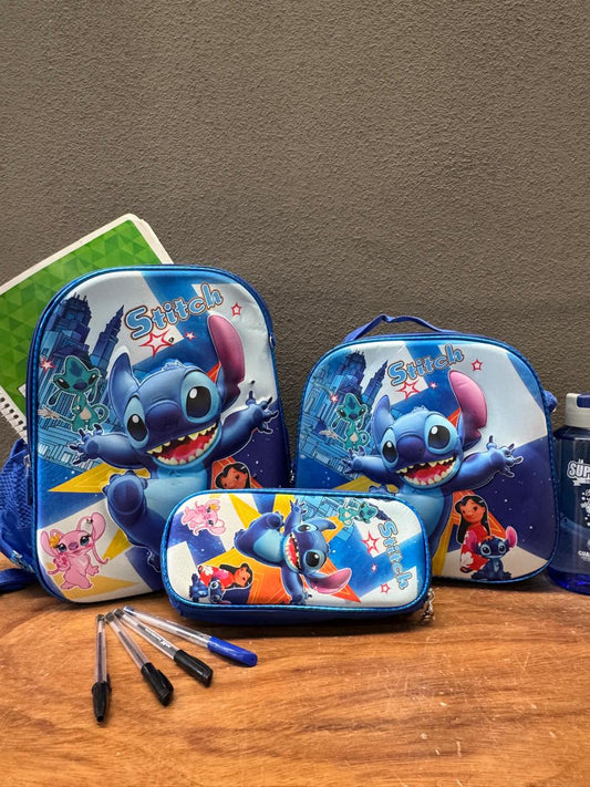 COMBO KINDER LILO STITCH AZUL