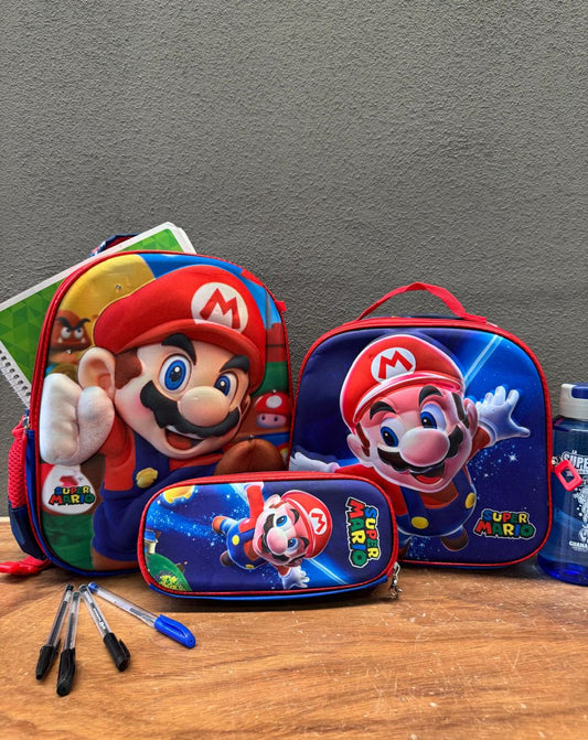 COMBO KINDER MARIO HONGO ROJO
