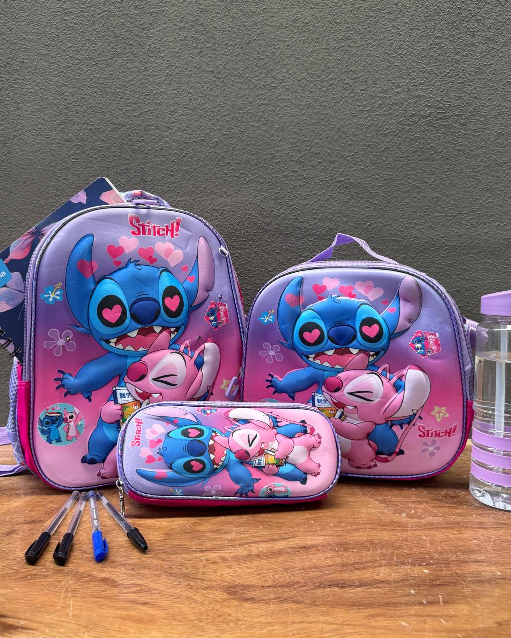 COMBO KINDER STITCH AND ANGEL JUGO ROSA