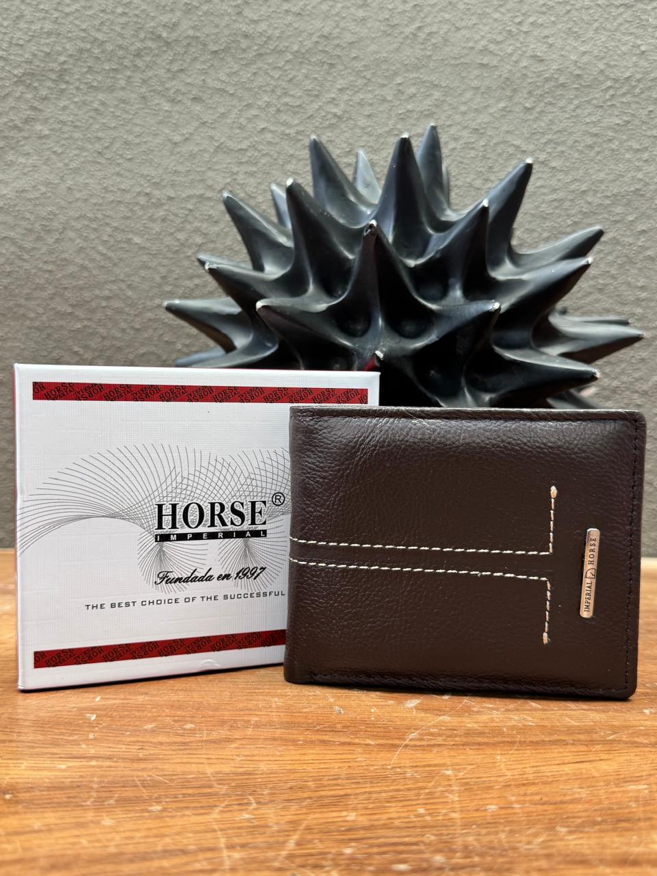 CARTERA HORSE PIEL BIFOLD FERRERO HERRAJE VARIABLE