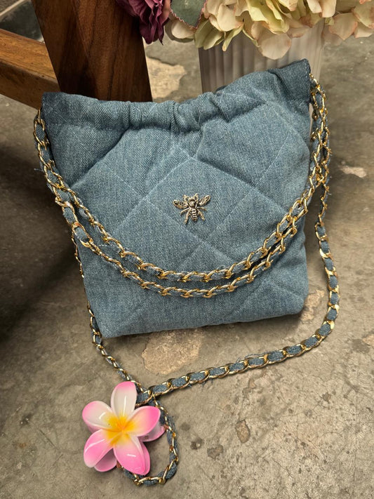 DUPE MINI DENIM H/DORADO