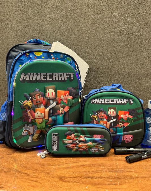 COMBO ESCOLAR MINECRAFT CITY