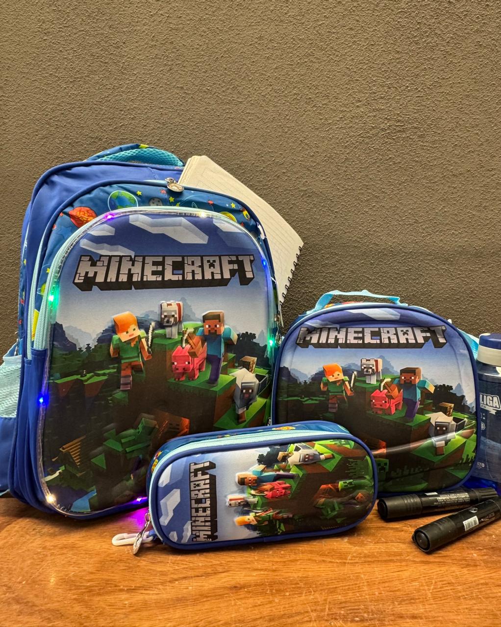 COMBO ESCOLAR MINECRAFT TORRES