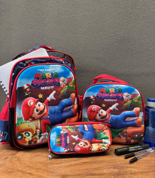 COMBO ESCOLAR THE SUPER MARIO BROSS GALAXY MOVIE