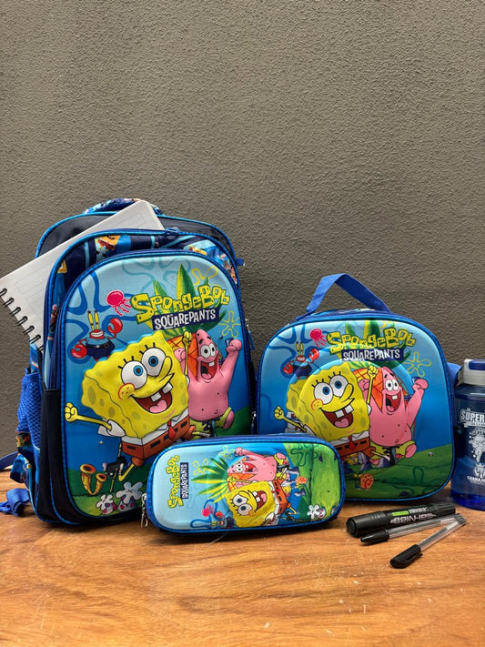 COMBO ESCOLAR BOB ESPONJA SQUA REPANTS