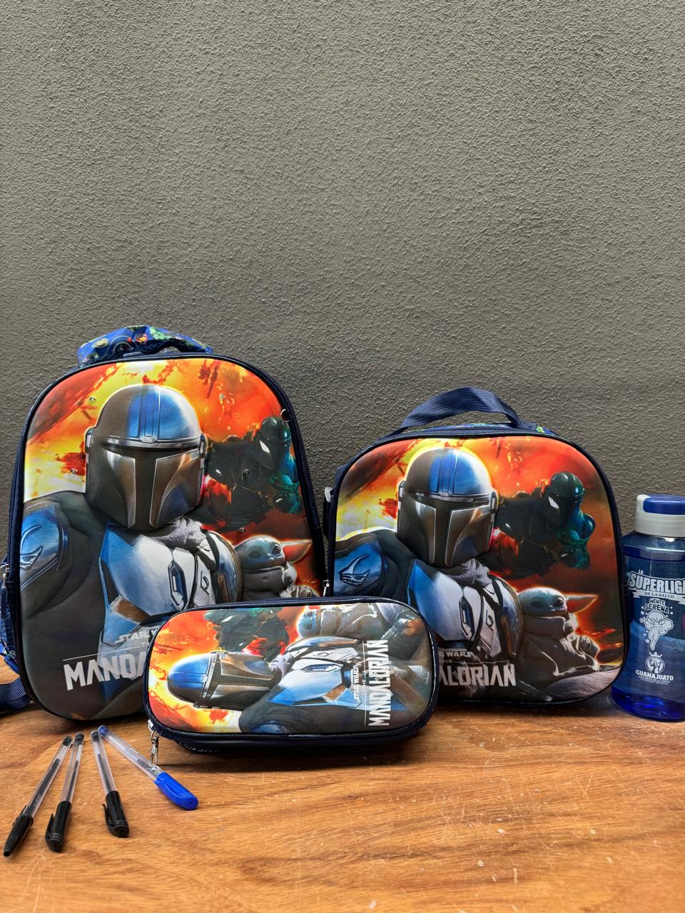COMBO KINDER MANDALORIAN AZUL