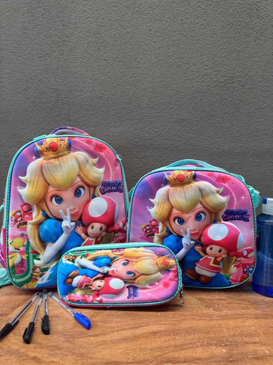COMBO KINDER PRINCESA PEACH FIUSHA