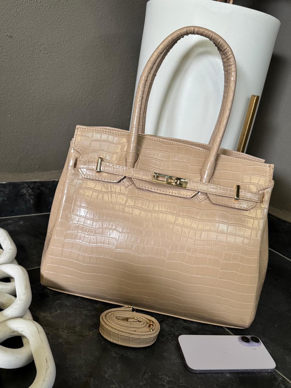 BOLSO BIRKIN 35 COLOR MAQUILLAJE DRILO
