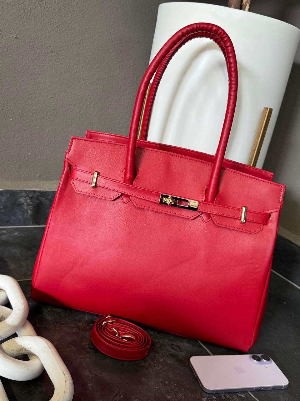 BOLSO BIRKIN 35 COLOR ROJO