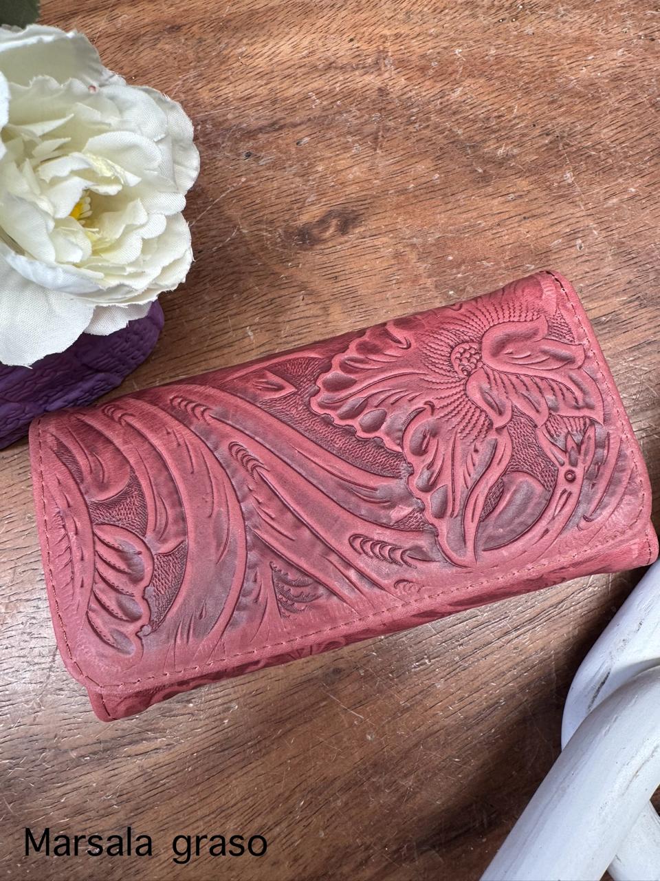 CARTERA CINCELADA EVORA MARSALA GRASO
