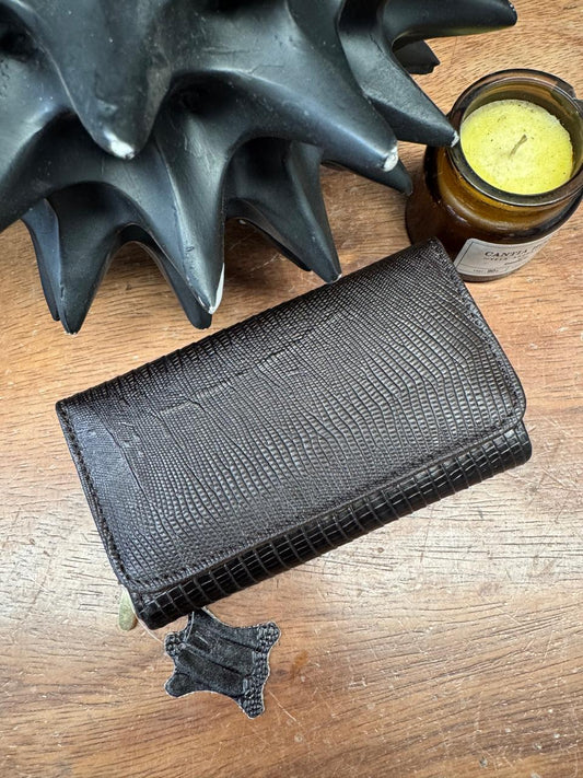 CARTERA PORTUGAL 100% PIEL CAFE LIZAR