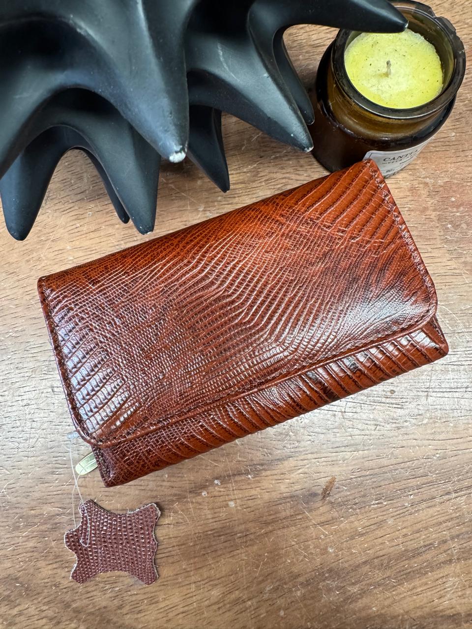 CARTERA PORTUGAL 100% PIEL SHEDRON LIZAR