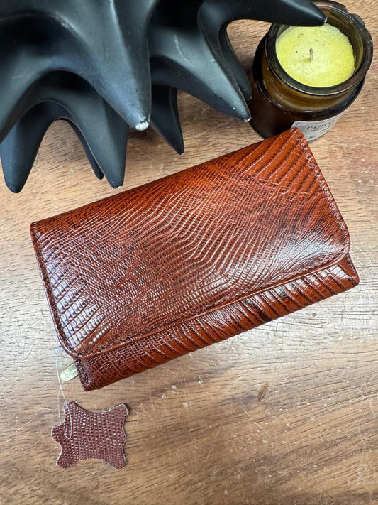 CARTERA PORTUGAL 100% PIEL SHEDRON LIZAR