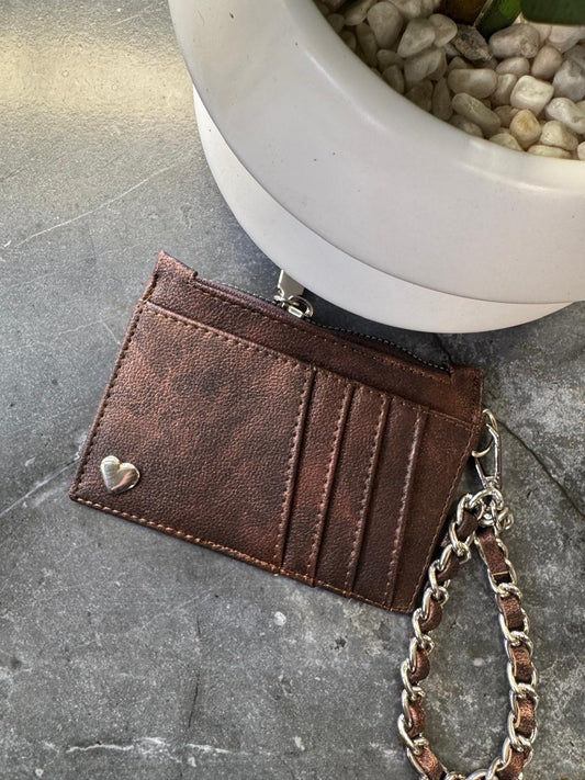 TARJETERO/MONEDERO PREMIUM BRONCE