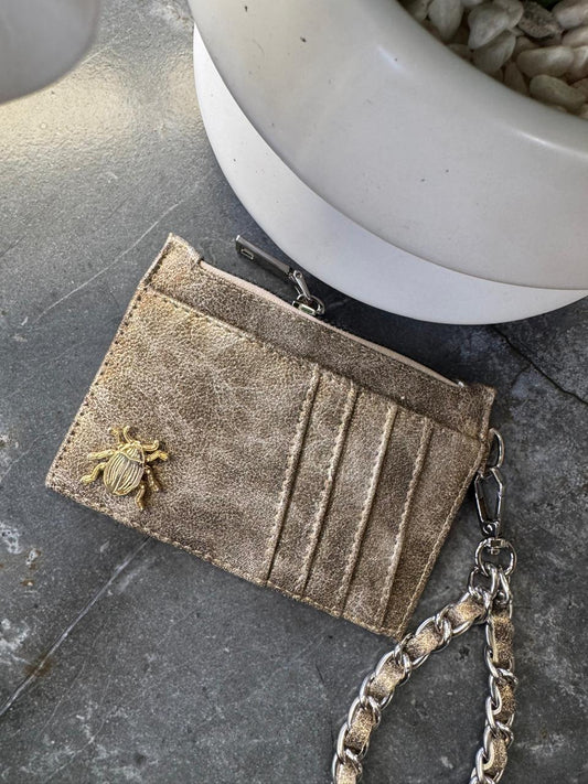 TARJETERO/MONEDERO PREMIUM ORO LIGTH