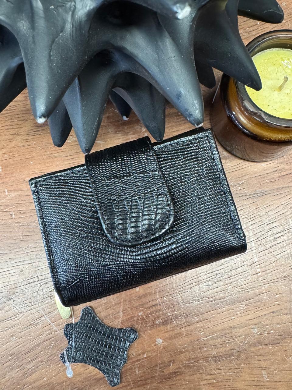 CARTERA LISBOA 100% PIEL NEGRO LIZAR