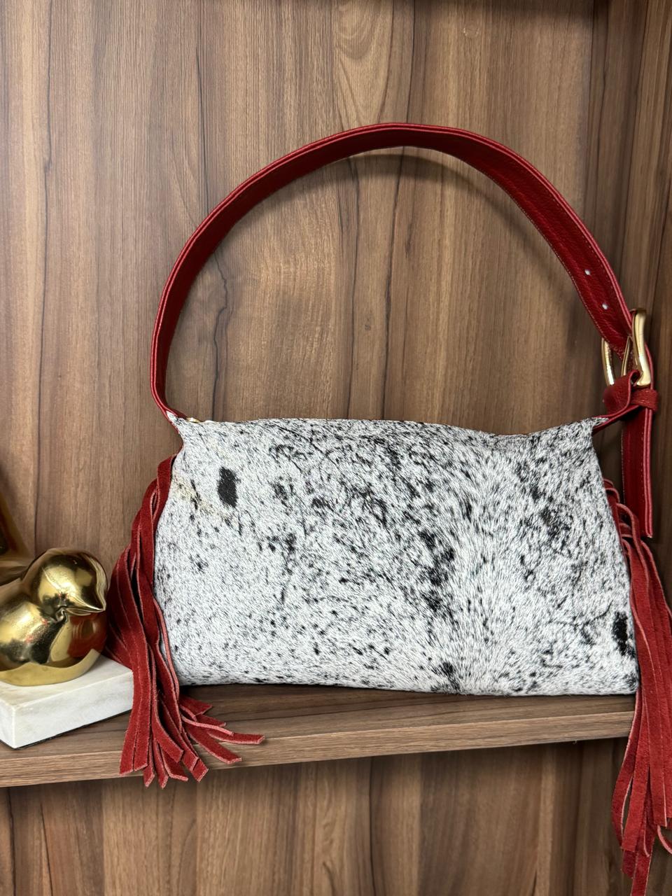 BOLSO TEXAS PELO ROJO