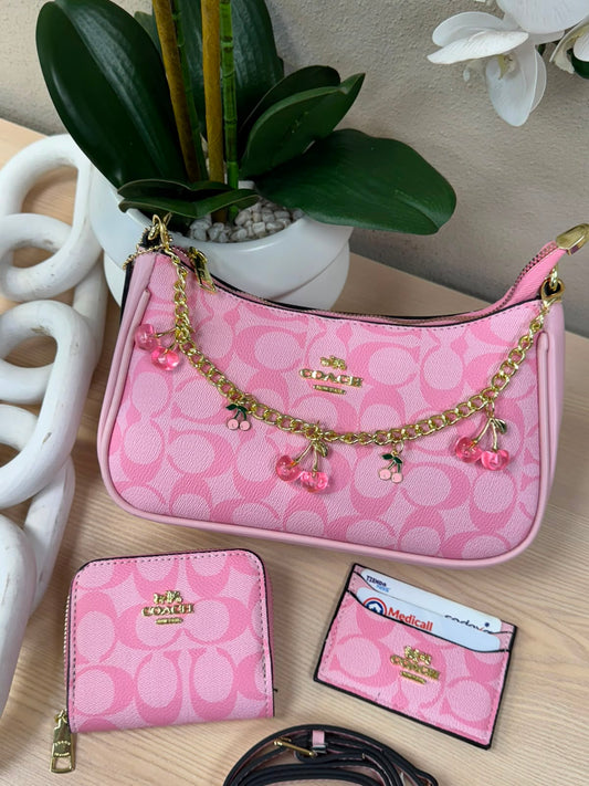 KIT COACH 3.0 BOLSO ROSA