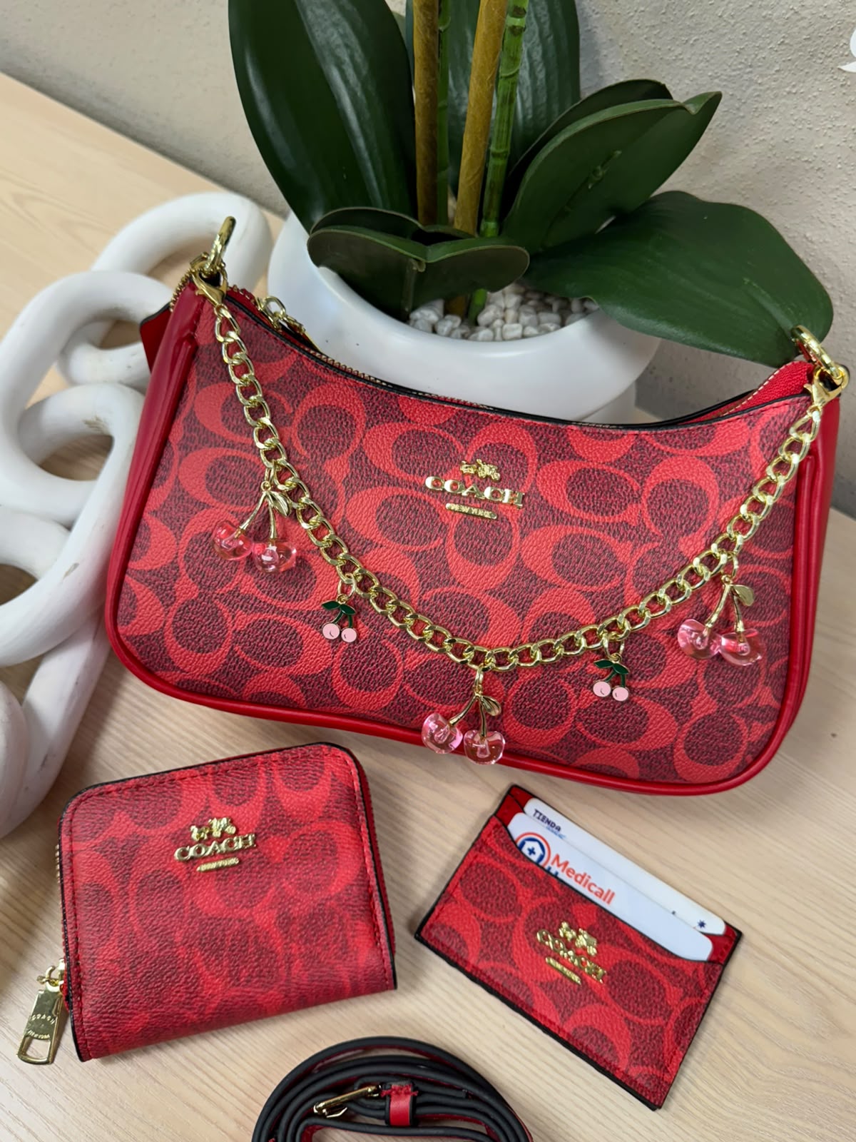 KIT COACH 3.0 BOLSO ROJO