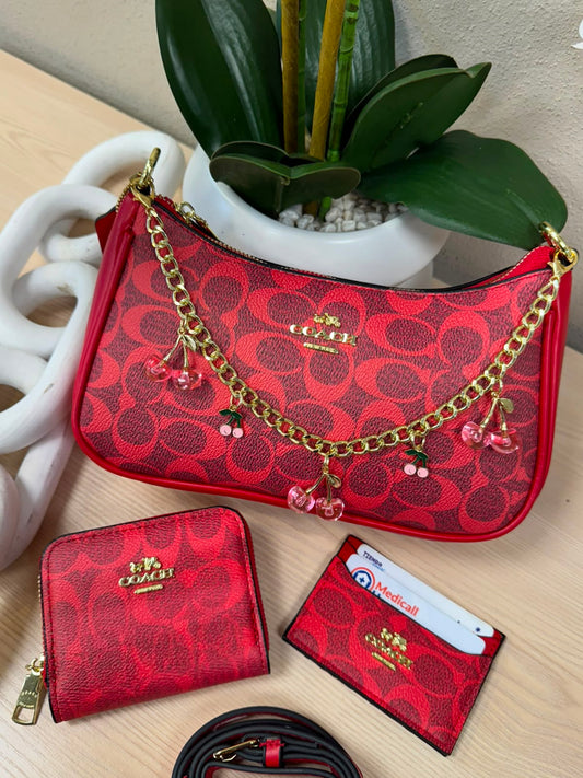 KIT COACH 3.0 BOLSO ROJO