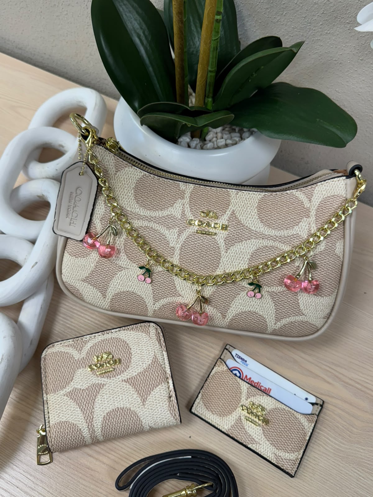 KIT COACH 3.0 BOLSO BEIGE