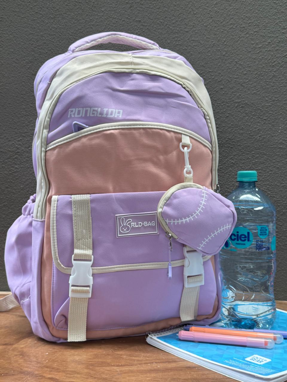MOCHILA RLD BAG COLOR LILA