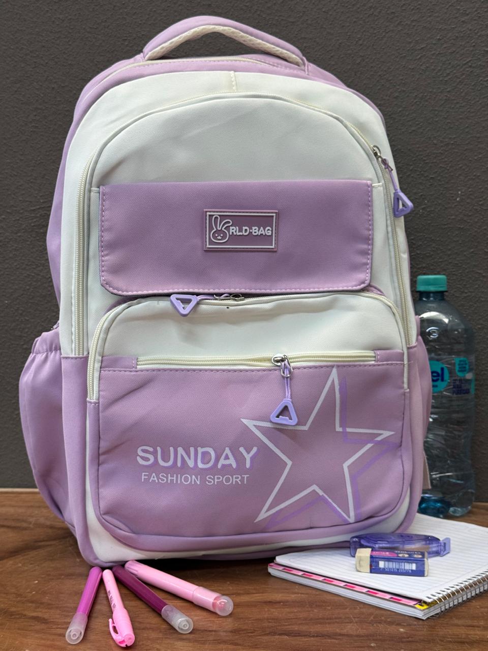 MOCHILA SUNDAY COLOR LILA