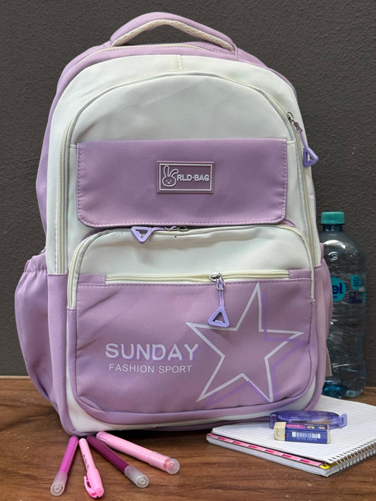 MOCHILA SUNDAY COLOR LILA