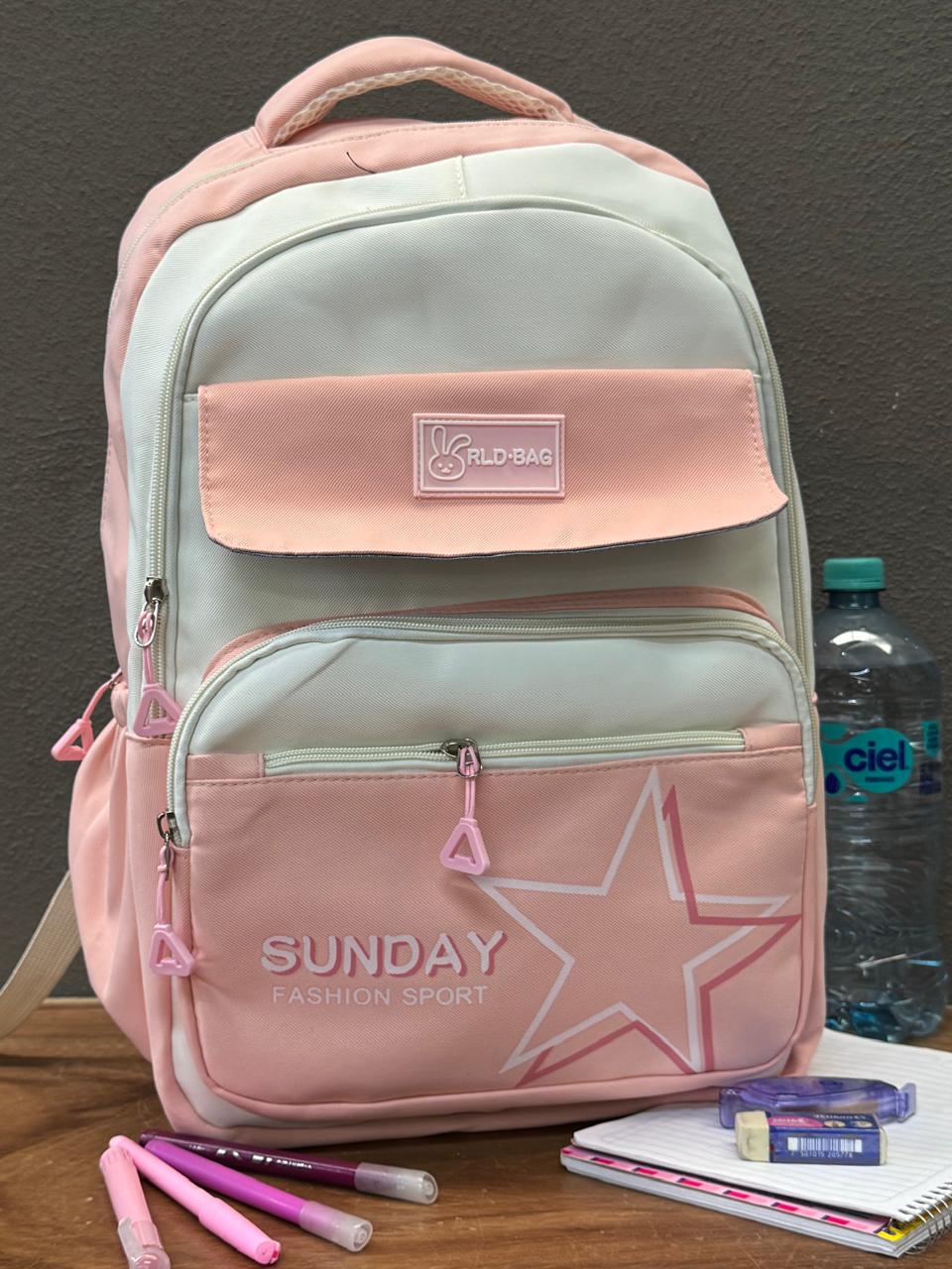 MOCHILA SUNDAY COLOR ROSA