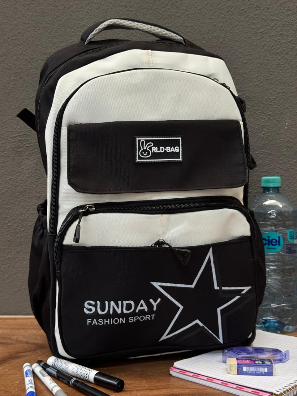 MOCHILA SUNDAY COLOR NEGRO