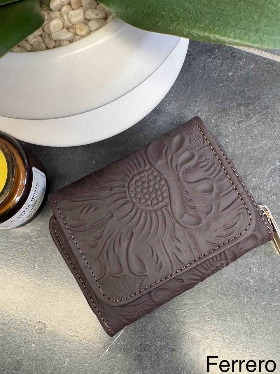 CARTERA PIEL KENYA FERRERO FLORES