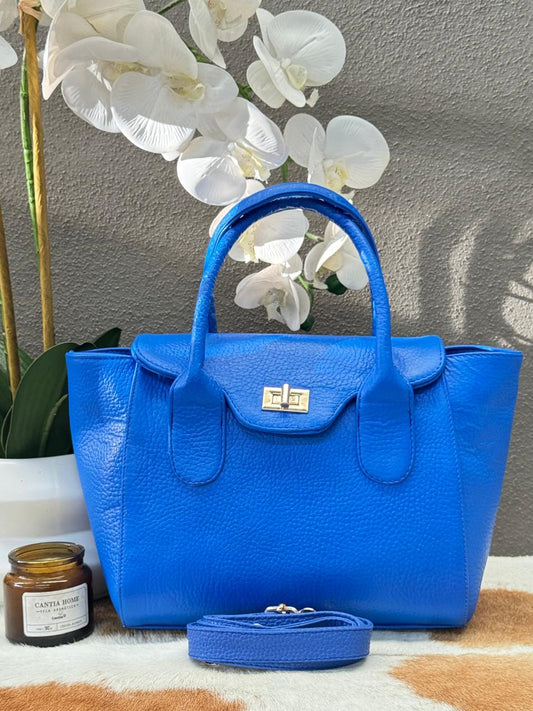 BOLSO 100% PIEL CHERNOBYL COLOR COBALTO