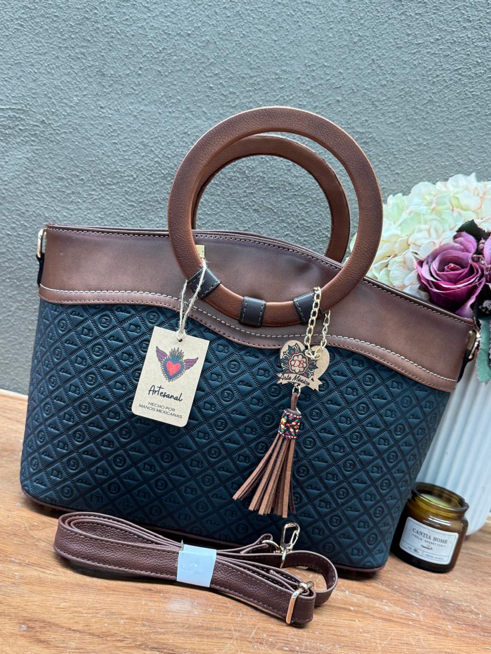DB GDE BOLSA ARO GRABADO DUBAI COLOR COLOR AZUL