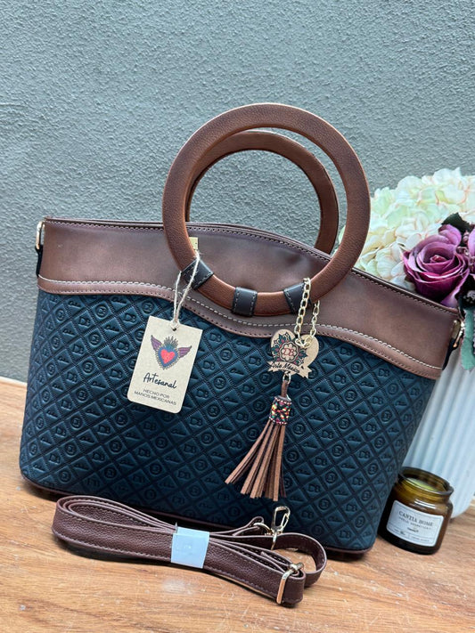 DB GDE BOLSA ARO GRABADO DUBAI COLOR COLOR AZUL