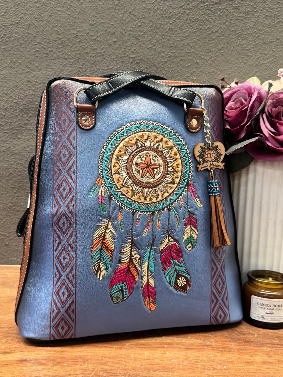 DB MOCHILA CAPRI ATRAPASUEÑOS AZUL