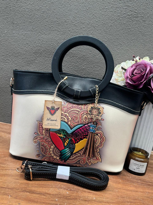 DB GDE BOLSA ARO COLIBRI HUESO