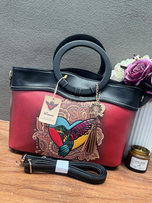 DB GDE BOLSA ARO COLIBRI VINO