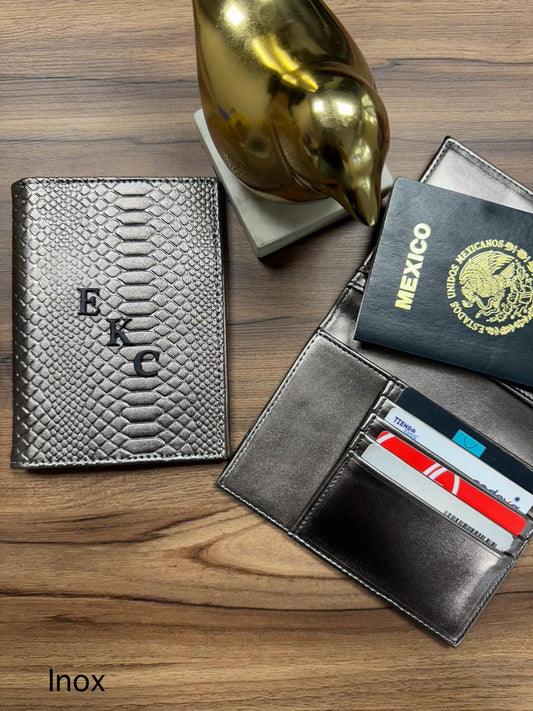 PORTAPASAPORTE IND. INOX
