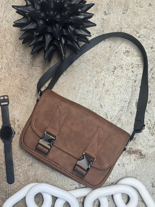 CROSSBODY HOMBRE LEO CAFE