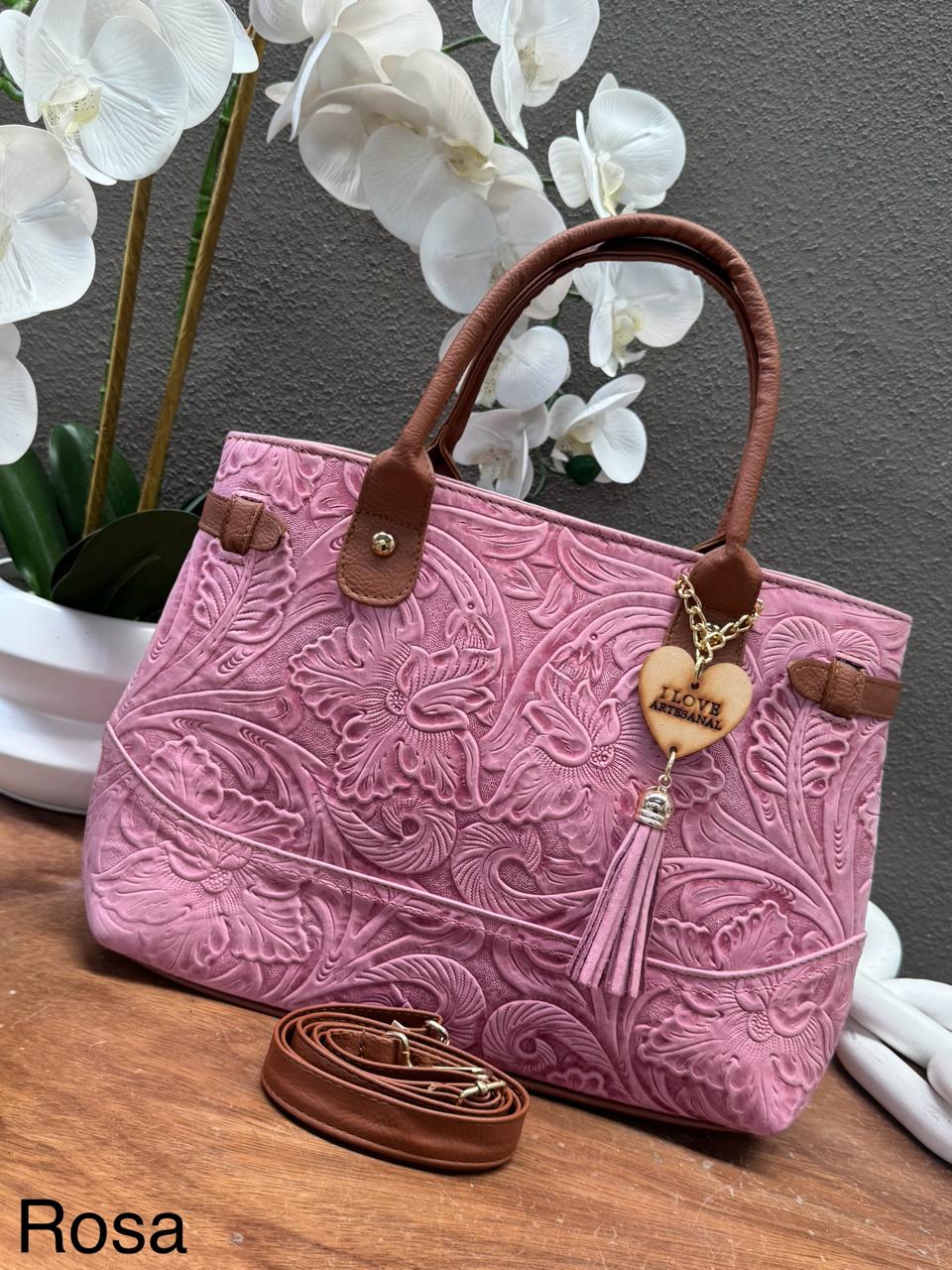 TOKIO PIEL CINCELADO COLOR ROSA